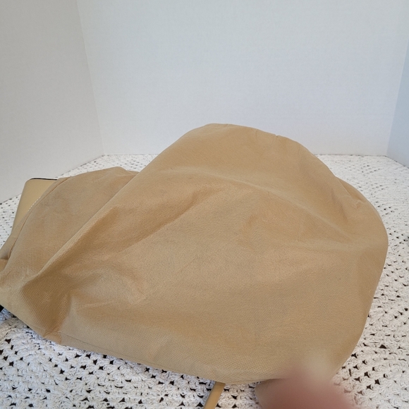 Daniela Moda Baguette handbag/purse Blk and tan CLASSIC Elegance - Picture 9 of 10